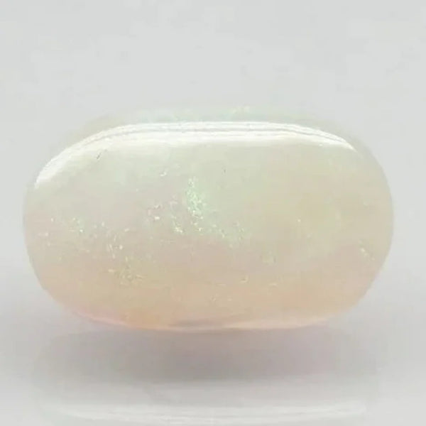 Natural Fire Opal 5.42 ratti oval cabochon loose gemstone, Govt. lab report no. 6846D26685