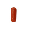 Natural Red Coral | Certified |Capsule Cut Gemstone Summary No. IGCDKBAJ44972 image 1