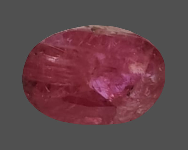 Natural Burma Ruby (Manik) 2.37 Ratti oval mixed cut loose gemstone