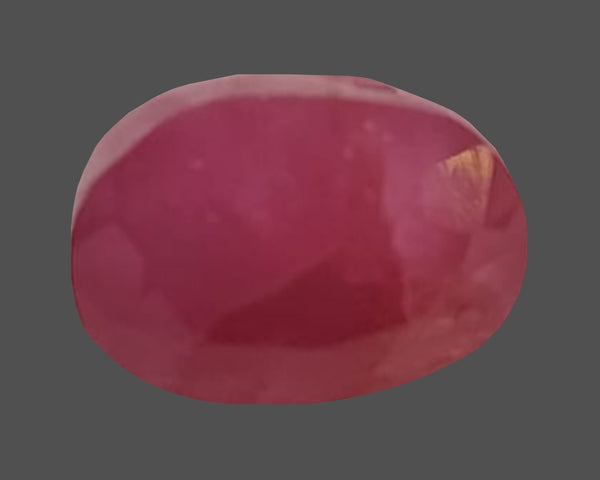Natural Burma Ruby (Manik) 3.47 Ratti oval mixed cut loose gemstone