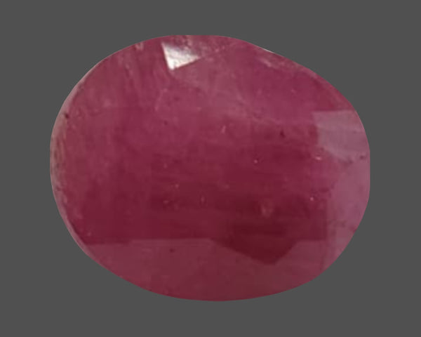 Natural Burma Ruby (Manik) 5.93 Ratti oval mixed cut loose gemstone