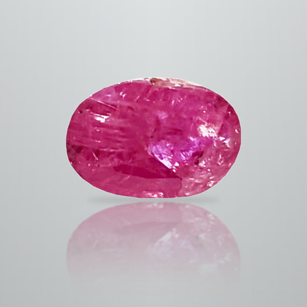 Natural Burma Ruby (Manik) 2.37 Ratti oval mixed cut loose gemstone