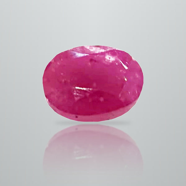 Natural Burma Ruby (Manik) 3.11 Ratti oval mixed cut loose gemstone