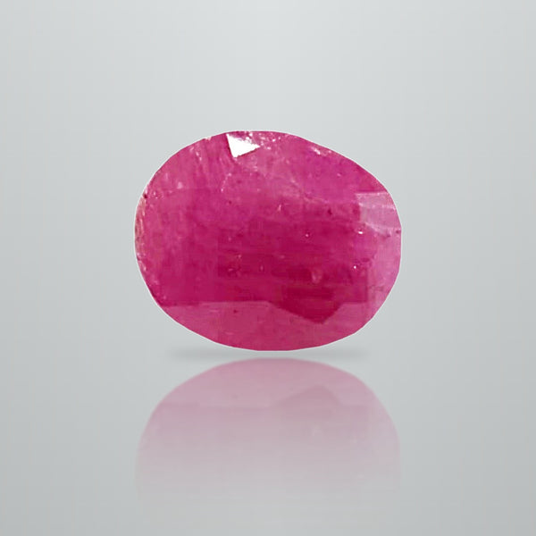 Natural Burma Ruby (Manik) 5.93 Ratti oval mixed cut loose gemstone