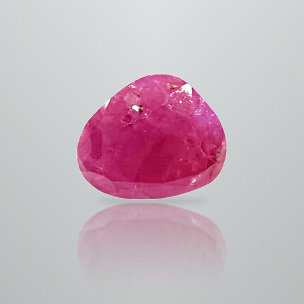 Natural Burma Ruby (Manik) 5.49 Ratti pear mixed cut loose gemstone