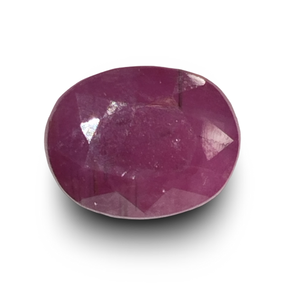 Natural Ruby | Oval Mix Cut | IGC Certified | Deep Red Gemstone No.: IGCDKBAJ41393 image 0