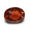 Natural Hessonite (Gomed) oval mixed cut loose gemstone, IGC certified IGCDKBAJ42696