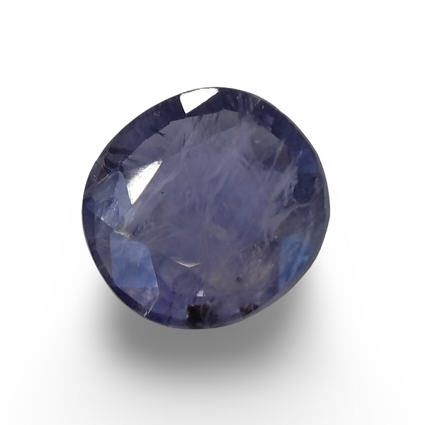 Natural Iolite (Kaka Neeli) oval mixed cut loose gemstone, IGC certified IGCDKBAJ41542