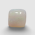 Natural White Opal 10.00 ratti cushion cabochon loose gemstone, IGC certified IGCDKBAJ42907