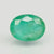 Natural Emerald (Panna) 9.38 ratti oval mixed cut loose gemstone, report no. 6699D25931