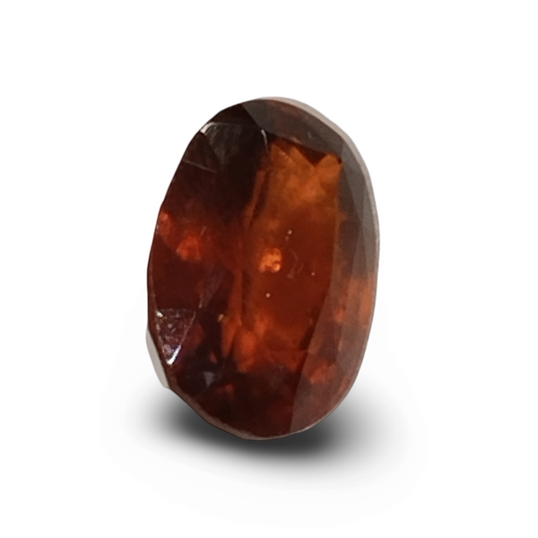 Natural Hessonite (Gomed) | Oval Mix Cut | IGC Certified Certificate No.: IGCDKBAJ42720 image 1