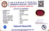 Natural Hessonite (Gomed) | Oval Mix Cut | IGC Certified Certificate No.: IGCDKBAJ42760 image 2