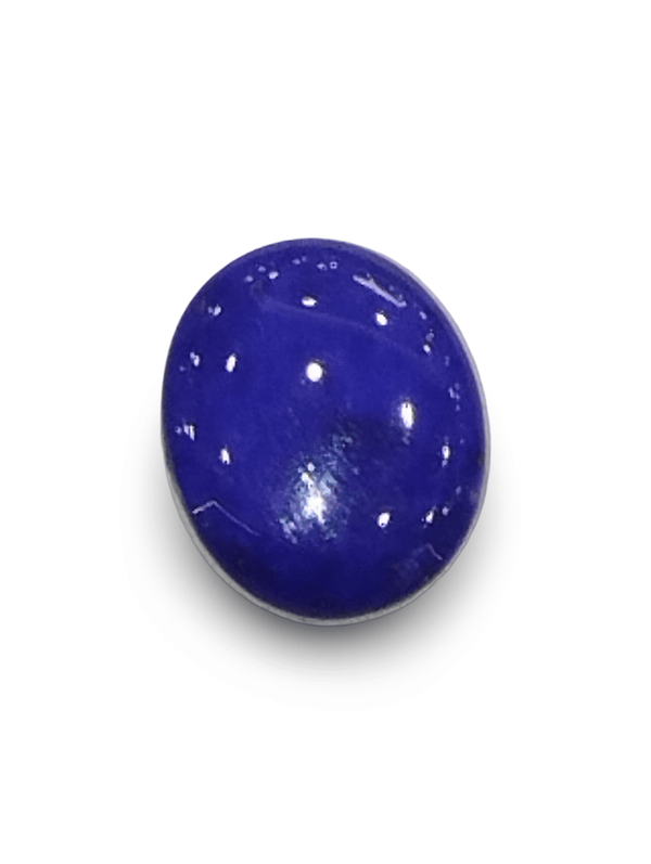 Natural Lapis Lazuli | Oval Cabochon | Deep Royal Blue with Metallic Pyrite | CertifiedCertificate No.: IGCDKBAJ42492 image 0