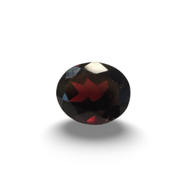 Natural Red Garnet oval mixed cut loose gemstone, SRT certified SRGTL30635