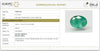 Natural Emerald | Govt. Lab Certified | Oval Mixed Cut image 1
