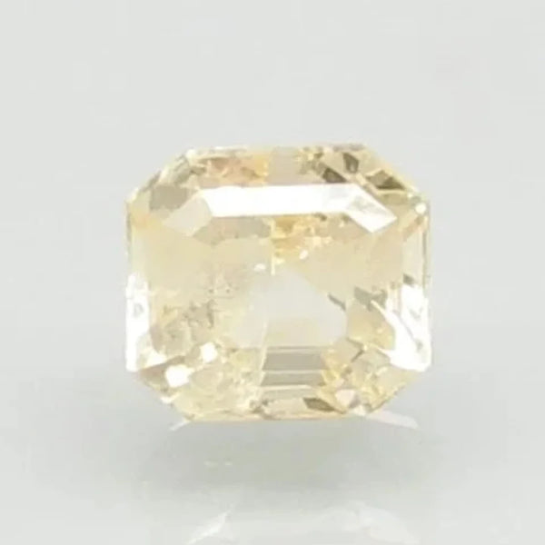 Natural Yellow Sapphire (Pukhraj) octagon mixed cut loose gemstone, report no. 6607D25523