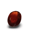 Natural Hessonite Garnet | Oval Mixed Cut | Brownish Orange Gemstone Certification Number: IGCDKBAJ42724 image 1