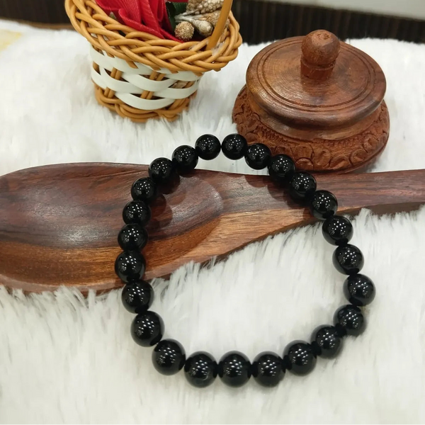 Black Onyx Protection, Strength Bracelet For Men & Women image 2