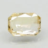 Natural Yellow Sapphire (Pukhraj) octagon mixed cut loose gemstone, report no. 6661D25709