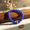 BLUE QUARTZ WITH EVIL EYE BRACELET SATURN image 0