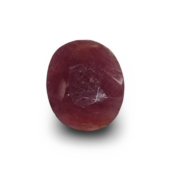 Natural Ruby Gemstone | Oval Cut | Deep Red Hue | IGC Certified IGCDKBAJ44829 image 1