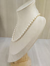The Natural Pearl Single Line Oval Shape Necklace: A Timeless Elegance image 2