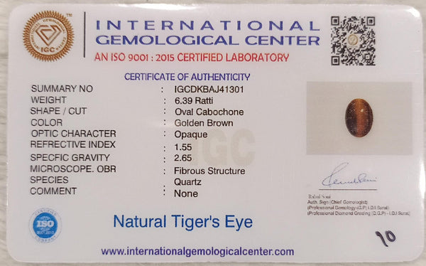 Tiger Eye The Essence of Grounding and Strength Summary No IGCDKBAJ41301 image 2