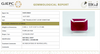 Natural Purplish Red Ruby | Certified Unheated | Octagon Mixed Cut Report No. 9581D38660 image 1
