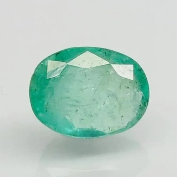 Natural Emerald (Panna) oval mixed cut loose gemstone, report no. 6938D27080