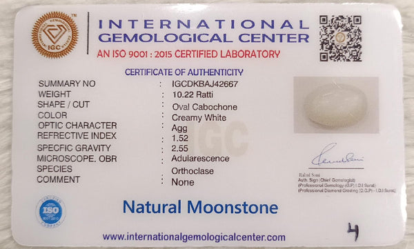 Natural Moonstone: A Gem of Serenity and Enlightenment Summary No IGCDKBAJ42667 image 2