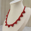coral single line necklace 05 image 2