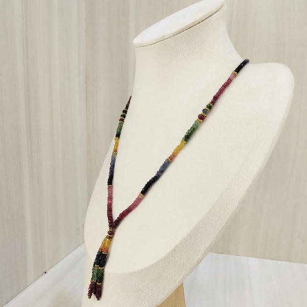 Single Line Rainbow Necklaces: A Vibrant Expression of Style and Joy image 4