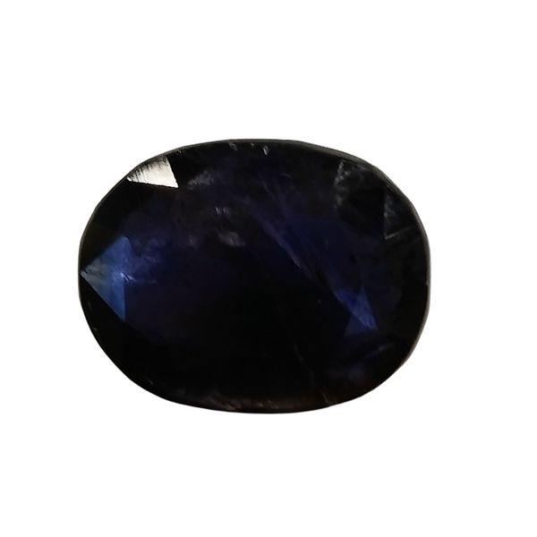 Natural Iolite (Kaka Neeli) oval mixed cut loose gemstone, IGC certified IGCDKBAJ42116