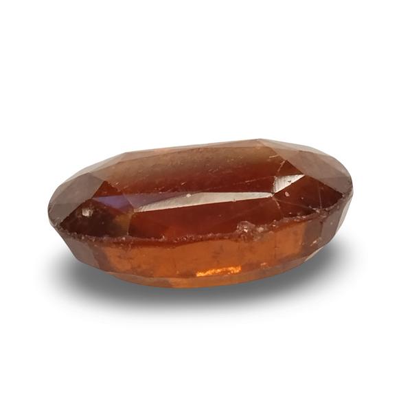 Natural Hessonite (Gomed) | Oval Mix Cut | IGC Certified Certificate Number: IGCDKBAJ42762 image 1
