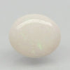 Natural White Opal 6.51 ratti oval cabochon loose gemstone, Govt. lab report no. 6926D26986