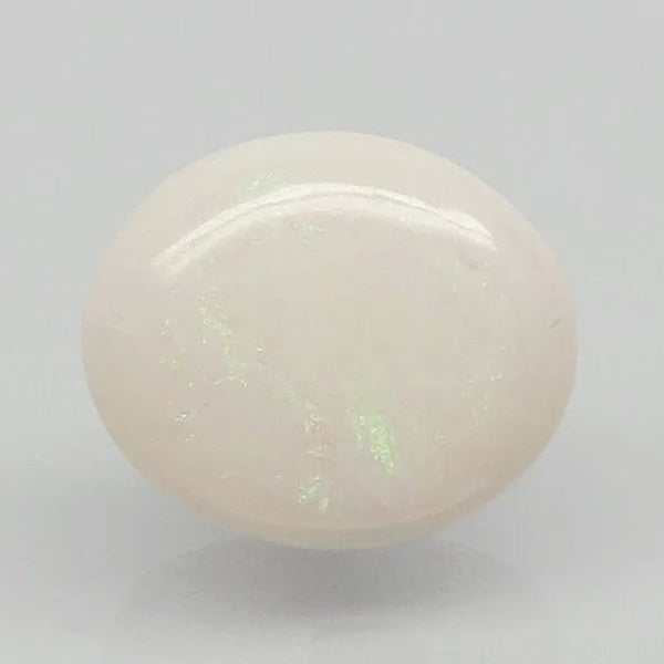 Natural White Opal 6.51 Ratti | Govt. Lab Certified | Untreated Oval Cabochon No.: 6926D26986 image 0