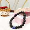 Lava Beads With Evil Eye Bracelet Negative energy image 2