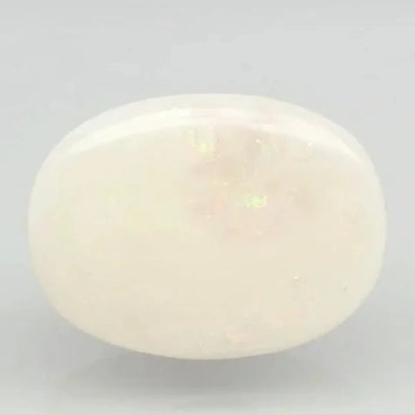 Natural Fire Opal 15.30 ratti oval cabochon loose gemstone, Govt. lab report no. 6699D25928