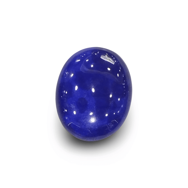 Natural Lapis Lazuli oval cabochon loose gemstone, IGC certified IGCDKBAJ42484