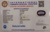 Natural Iolite| Govt. Lab Certified | Oval Mix |Blue withCertificate No.: IGCDKBAJ42098 image 2