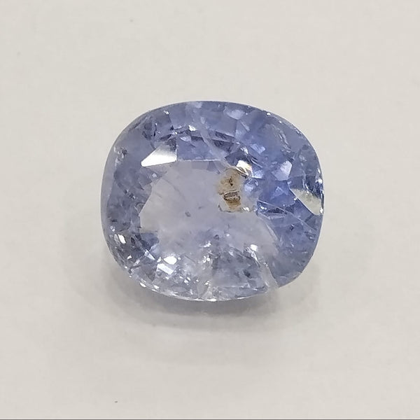 Natural BlueSapphire | IGC Certified | Dual Color ( Blue) | Oval Mix Cut | Natural Inclusions | Rare Astrological Gem Certificate No.: IGCDKBAJ49502 image 0