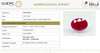 Natural Purplish Red Ruby | Certified Unheated | Oval Mixed Cut Report No. 9581D38679 image 1