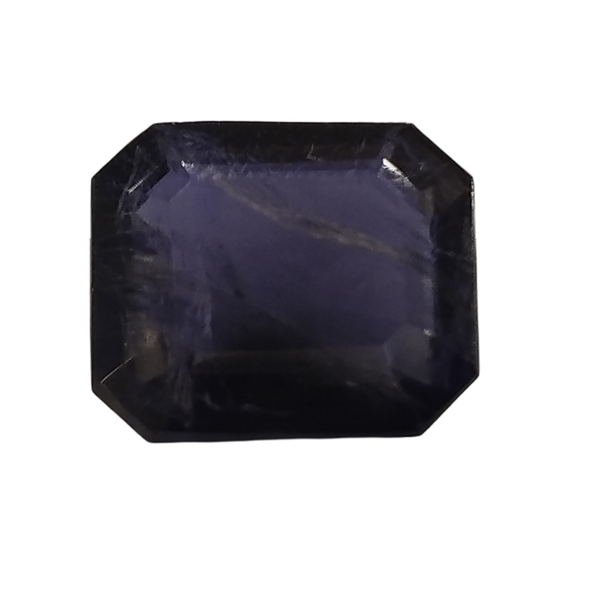 Natural Iolite (Kaka Neeli) octagon step cut loose gemstone, IGC certified IGCDKBAJ42125