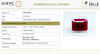 Natural Purplish Red Ruby | Certified Unheated | Octagon Mixed Cut Report No. 9581D38650 image 1