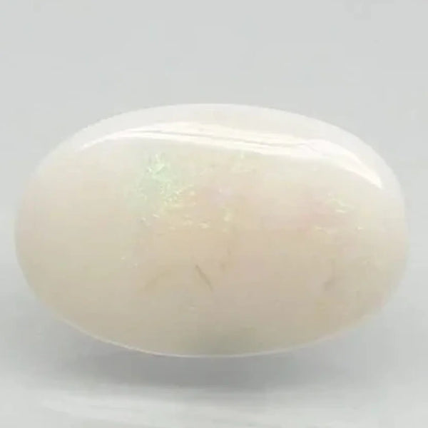 Natural Fire Opal 9.03 ratti oval cabochon loose gemstone, Govt. lab report no. 6810D26547