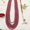 Natural Seven Line Beaded Ruby Necklace: A Symbol of Elegance and Passion image 5