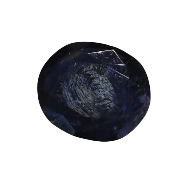 Natural Iolite (Kaka Neeli) oval mixed cut loose gemstone, IGC certified IGCDKBAJ42103