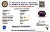 Natural Amethyst | Oval Mix | Lab Certified No. IGCDKBAJ42158 image 2