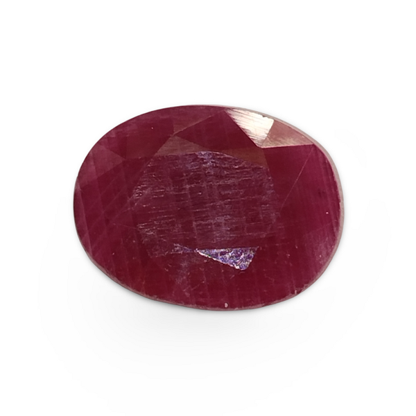Natural red Ruby (Manik) oval cut loose gemstone, IGC certified IGCDKBAJ47504