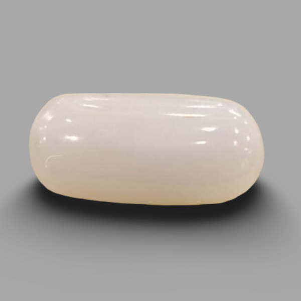 Natural White Coral (Safed Moonga) certified loose gemstone, report no. IGCDKBAJ41504